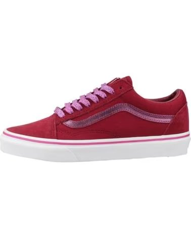 VANS OFF THE WALL ZAPATILLAS MUJER VANS MODELO OLD SKOOL MTLC COLOR BURDEOS BR BRDX