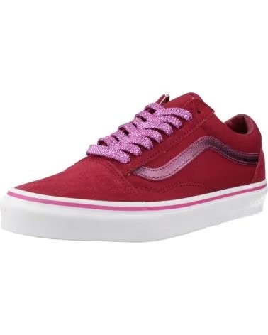 VANS OFF THE WALL ZAPATILLAS MUJER VANS MODELO OLD SKOOL MTLC COLOR BURDEOS BR BRDX