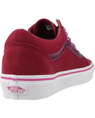 VANS OFF THE WALL ZAPATILLAS MUJER VANS MODELO OLD SKOOL MTLC COLOR BURDEOS BR BRDX