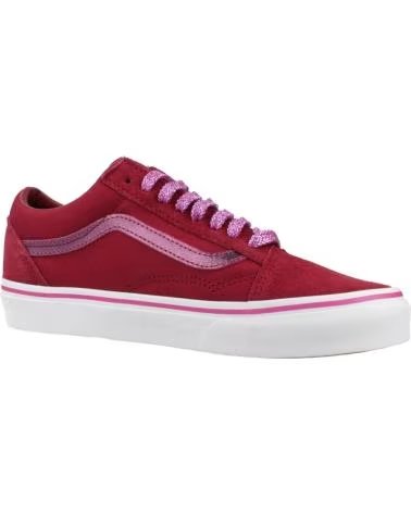 VANS OFF THE WALL ZAPATILLAS MUJER VANS MODELO OLD SKOOL MTLC COLOR BURDEOS BR BRDX