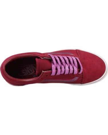 VANS OFF THE WALL ZAPATILLAS MUJER VANS MODELO OLD SKOOL MTLC COLOR BURDEOS BR BRDX