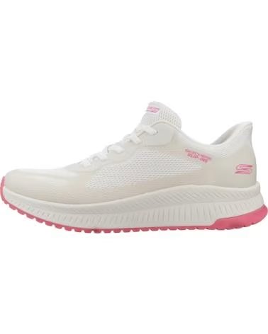 SKECHERS ZAPATILLAS MUJER MODELO BOBS SQUAD 4 STAPLE LOOK COLOR BEIS WPK