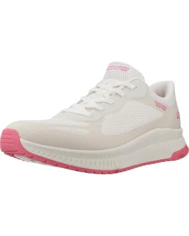 SKECHERS ZAPATILLAS MUJER MODELO BOBS SQUAD 4 STAPLE LOOK COLOR BEIS WPK