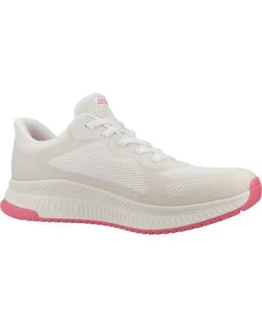 SKECHERS ZAPATILLAS MUJER MODELO BOBS SQUAD 4 STAPLE LOOK COLOR BEIS WPK