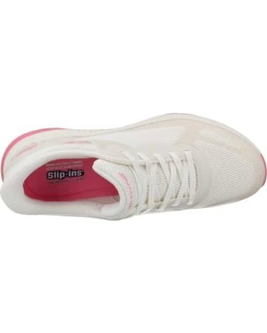 SKECHERS ZAPATILLAS MUJER MODELO BOBS SQUAD 4 STAPLE LOOK COLOR BEIS WPK