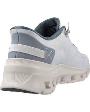 SKECHERS ZAPATILLAS 150428-BLMT EN AZUL PARA MUJER BLUE MESH-MULTI TRIM