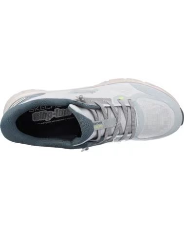 SKECHERS ZAPATILLAS 150428-BLMT EN AZUL PARA MUJER BLUE MESH-MULTI TRIM