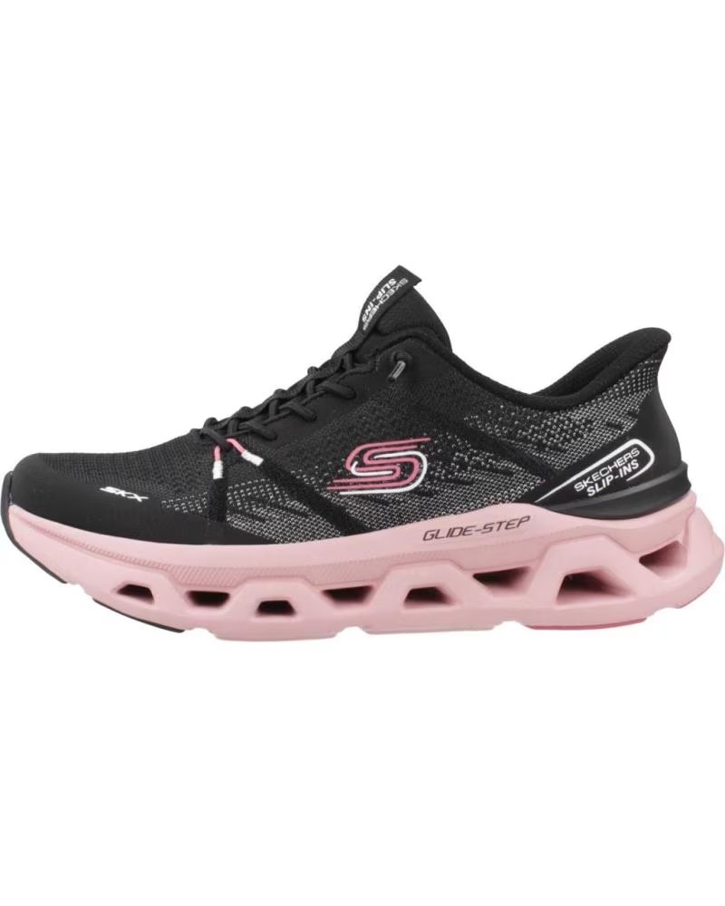 SKECHERS SLIP-INS GLIDE-STEP ALTUS FAST LANE SNEAKER BKMV