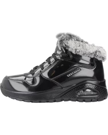 SKECHERS BOTINES 168126-BBK EN PARA MUJER NEGRO