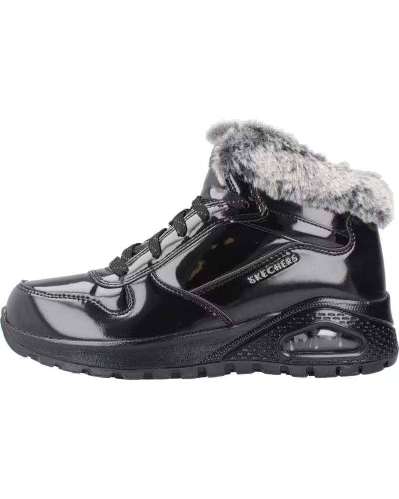 SKECHERS BOTINES 168126-BBK EN PARA MUJER NEGRO