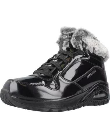 SKECHERS BOTINES 168126-BBK EN PARA MUJER NEGRO