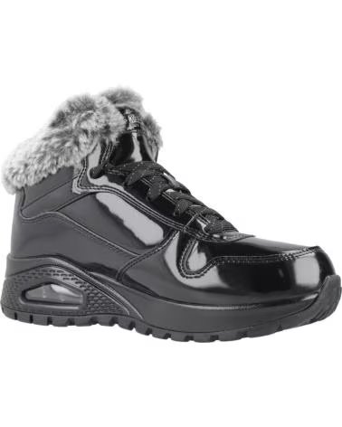 SKECHERS BOTINES 168126-BBK EN PARA MUJER NEGRO