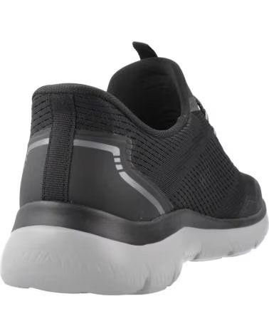 SKECHERS ZAPATILLAS 233045-BKCC EN NEGRO PARA HOMBRE BLACK MESH-CHARCOAL TPU