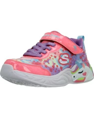 SKECHERS ZAPATILLAS NINA MODELO 303063L COLOR MULTICOLOR PKMT