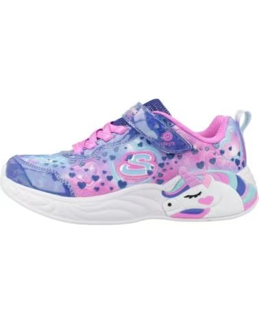 SKECHERS ZAPATILLAS NINA MODELO 303063L COLOR VIOLETA NVMT