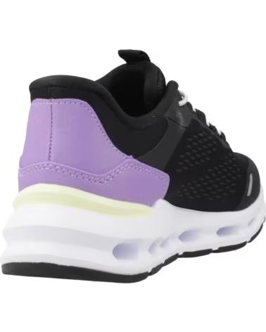 SKECHERS ZAPATILLAS 303654L-BKPR EN NEGRO PARA NINOS UNISEX BLACK SYNTHETIC-PURPLE TRIM