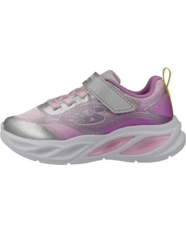 SKECHERS SCARPE NEONATO 303712N-SMLT ROSA