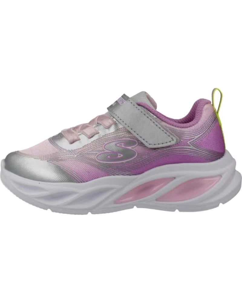 SKECHERS SCARPE NEONATO 303712N-SMLT ROSA