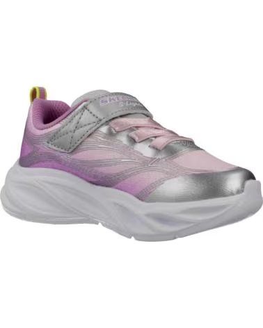 SKECHERS SCARPE NEONATO 303712N-SMLT ROSA