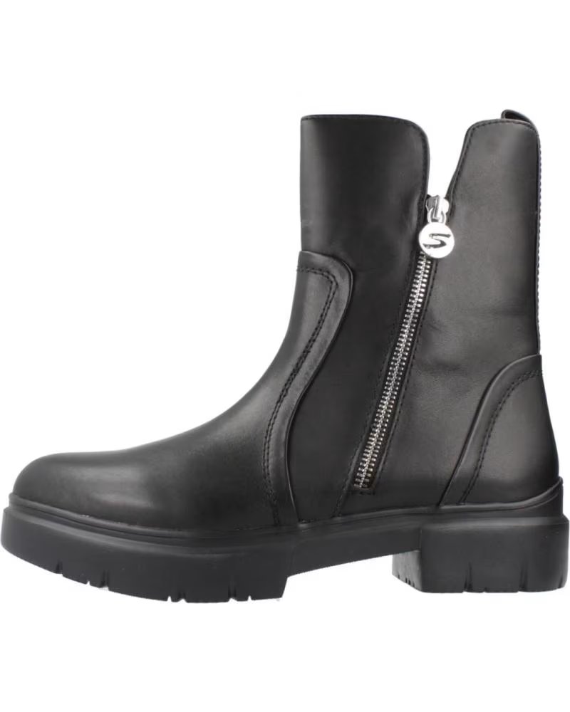 STONEFLY BOTINES MUJER MODELO PHOEBE 35 ZIP LTH COLOR NEGRO 000