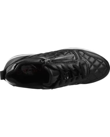 STONEFLY SNEAKERS IN PELLE DA DONNA MINA 3 ZIP NAP NERO 000