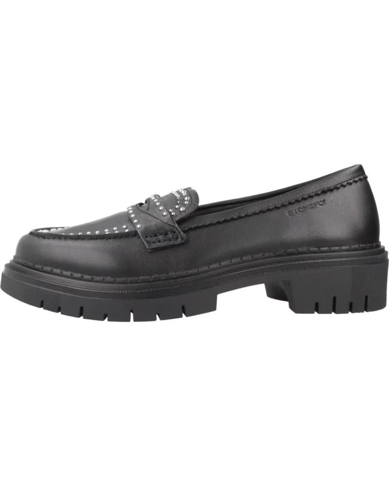 STONEFLY DAMEN SLIPPER RHEA 1 NAP STUDS FARBE SCHWARZ 000