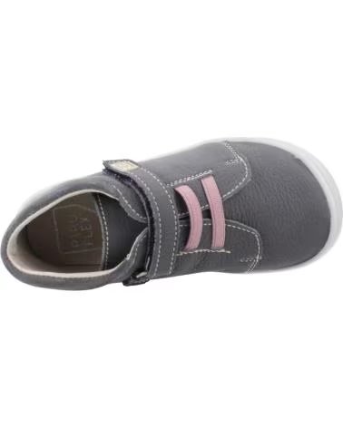 PIRUFIN ZAPATILLAS NINA PIRUFLEX MODELO PF242 COLOR GRIS MAUSE
