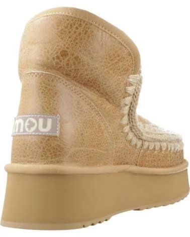 MOU BOTAS MUJER MODELO FW681000B COLOR MARRON CLARO CKOLB