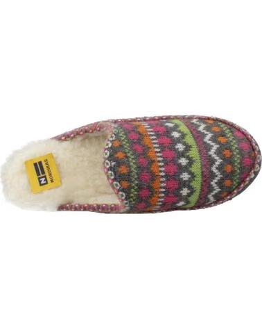 NORDIKAS ZAPATILLAS HOGAR MUJER MODELO PANTICOSA COLOR  GRIS