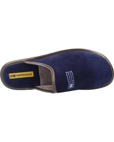 NORDIKAS ZAPATILLAS HOGAR MUJER MODELO 2154 COLOR AZUL INDICO