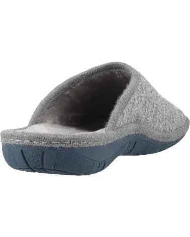 NORDIKAS ZAPATILLAS HOGAR HOMBRE MODELO 2630 COLOR  GRIS