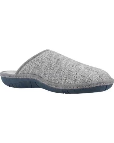 NORDIKAS ZAPATILLAS HOGAR HOMBRE MODELO 2630 COLOR  GRIS