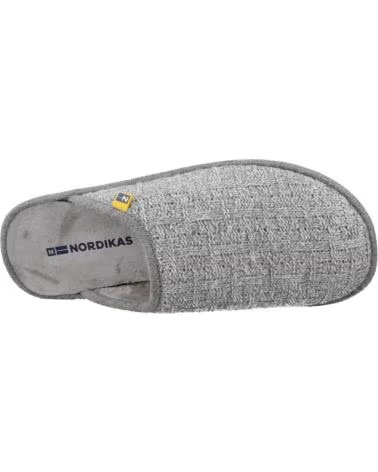 NORDIKAS ZAPATILLAS HOGAR HOMBRE MODELO 2630 COLOR  GRIS