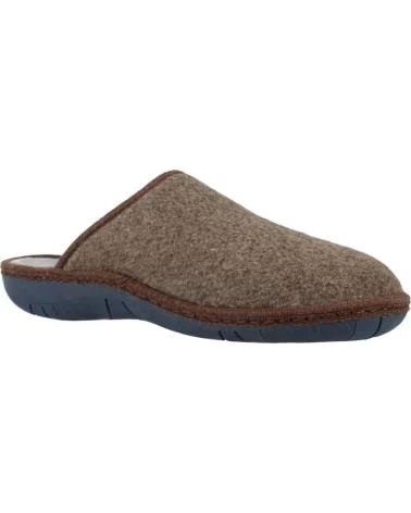NORDIKAS ZAPATILLAS HOGAR HOMBRE MODELO 2630 COLOR MARRON TAUPE