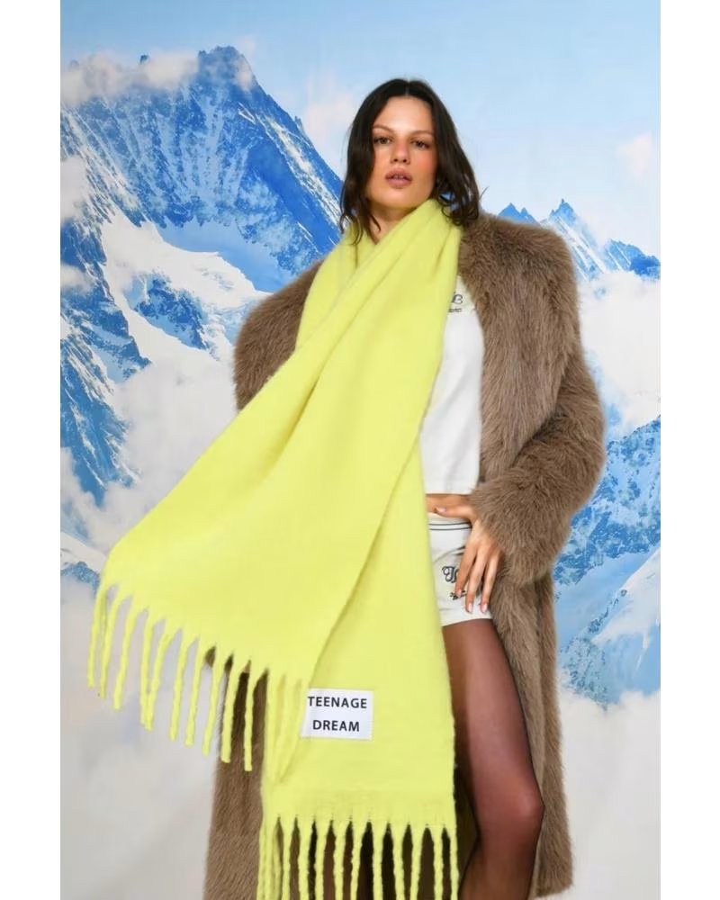 VERB TO DO BUFANDAS MUJER MODELO DOPE MIND COLOR AMARILLO 003