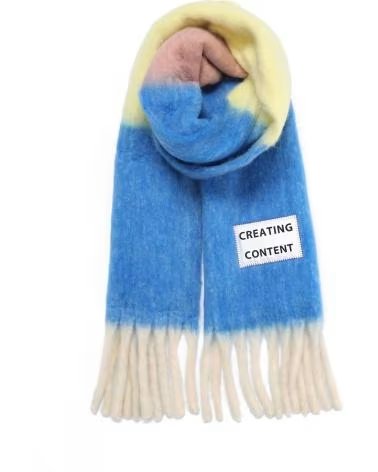 VERB TO DO BUFANDAS MUJER MODELO DOPE MIND COLOR AZUL 019
