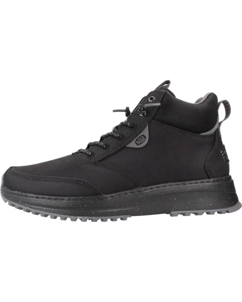 HEY DUDE ZAPATILLAS HOMBRE MODELO TAHOE NYLON COLOR NEGRO GREY