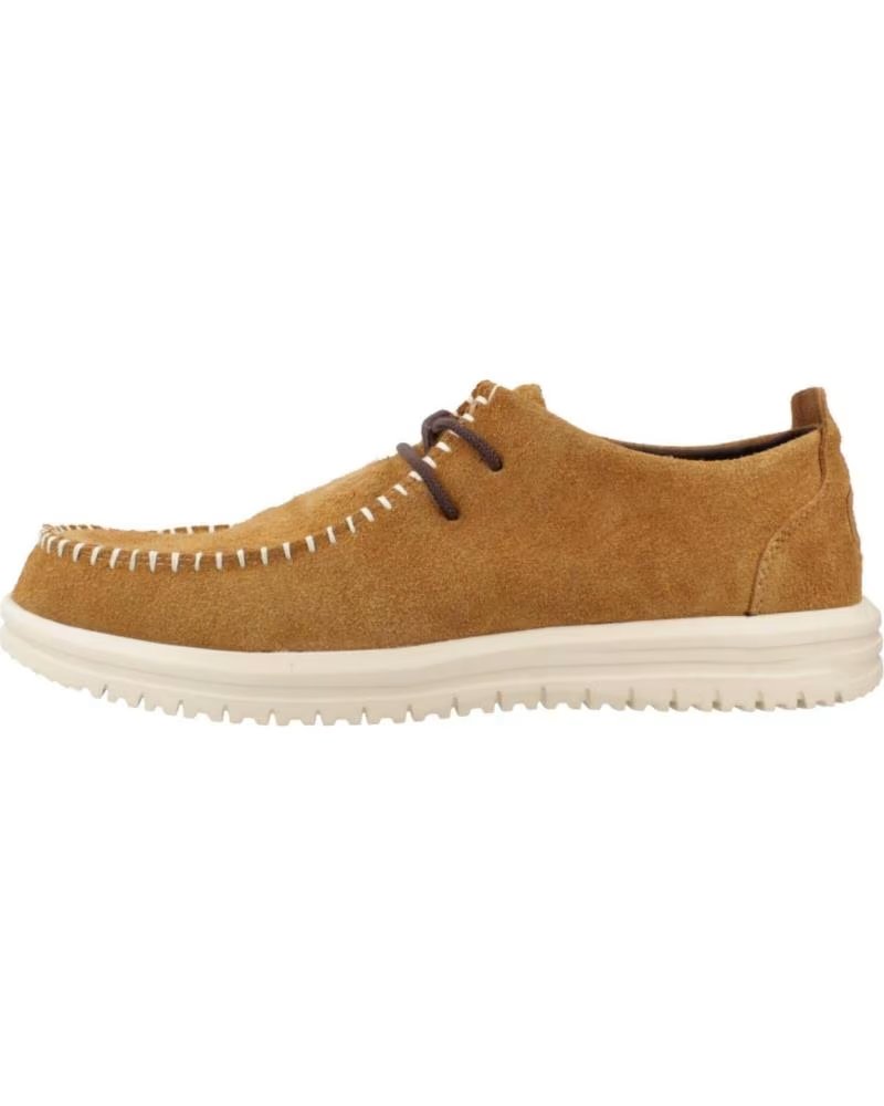 HEY DUDE MOCASINES HOMBRE MODELO WALLY NXT MOC COLOR MARRON BROWN