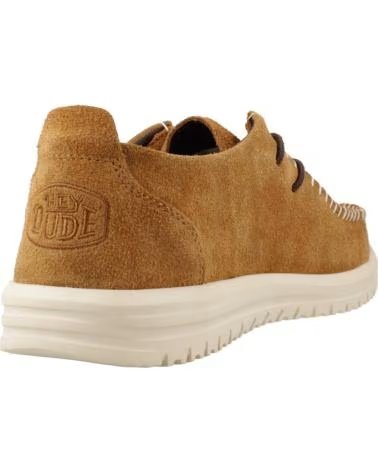 HEY DUDE MOCASINES HOMBRE MODELO WALLY NXT MOC COLOR MARRON BROWN