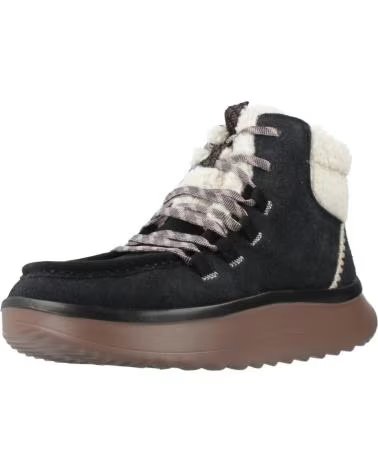 HEY DUDE BOTINES MUJER MODELO WENDY PEAK APRES SUEDE COZSTIT COLOR NE BLKTAN