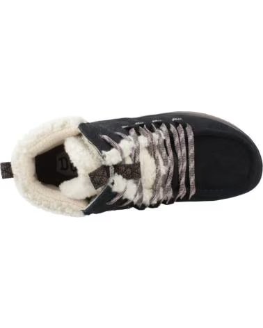 HEY DUDE BOTINES MUJER MODELO WENDY PEAK APRES SUEDE COZSTIT COLOR NE BLKTAN