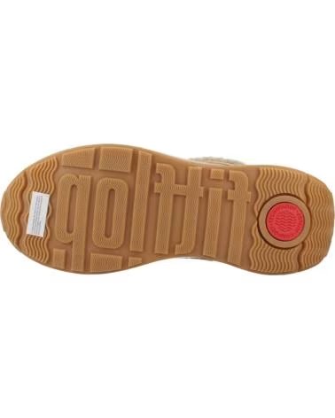 FITFLOP SNEAKERS MUJER FLOW MIX F-MODE CUERO MARRóN