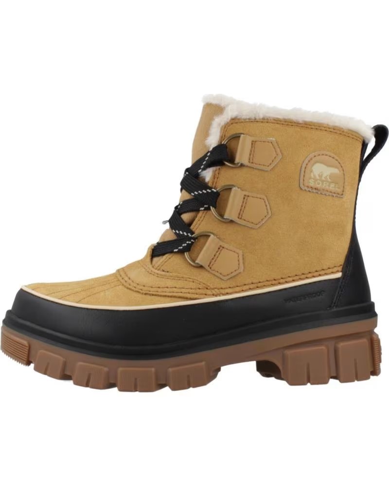 SOREL BOTINES MUJER TORINO V WP 373 AMARILLO