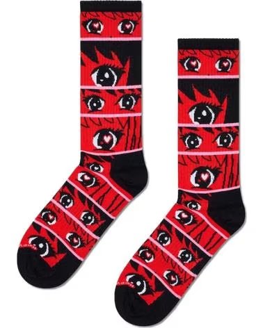 HAPPY SOCKS CALCETINES HOMBRE MODELO ANIME STRIPES COLOR ROJO 4300