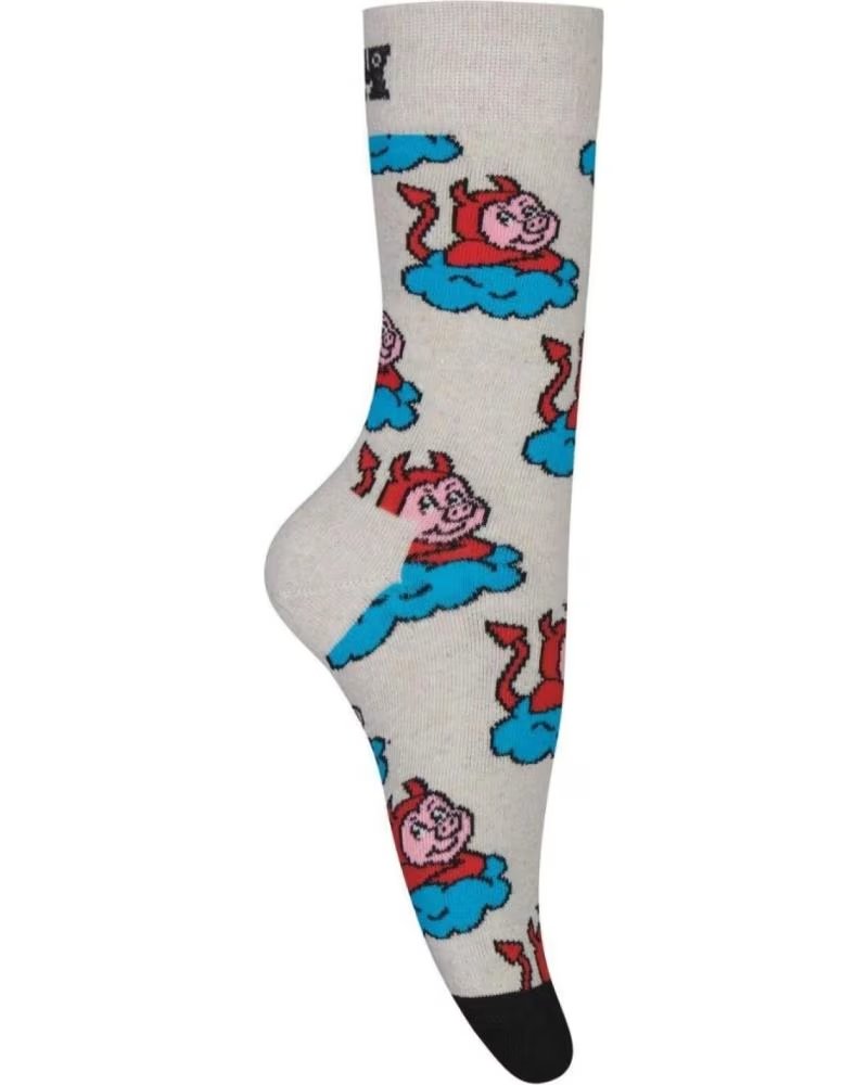 HAPPY SOCKS CALCETINES HOMBRE MODELO BAD PIG COLOR BEIS 9700