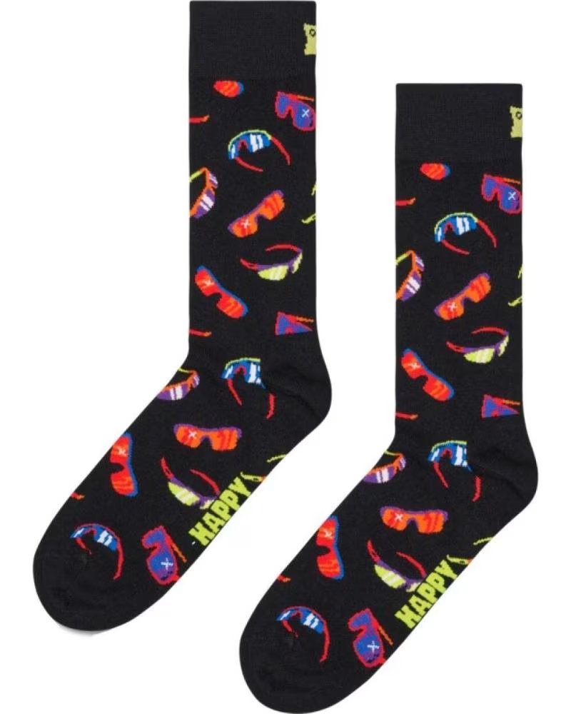 HAPPY SOCKS CALCETINES HOMBRE MODELO GLASSES COLOR NEGRO 9000