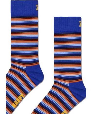 HAPPY SOCKS CALCETINES HOMBRE MODELO MINI STRIPE COLOR AZUL 6300