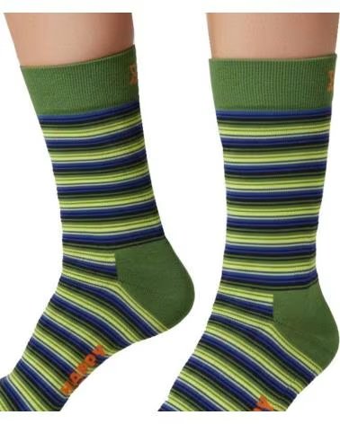 HAPPY SOCKS CALCETINES HOMBRE MODELO MINI STRIPE COLOR VERDE 7500