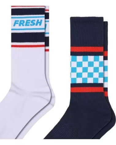 HAPPY SOCKS CALCETINES HOMBRE MODELO FRESH COLOR MULTICOLOR 1000