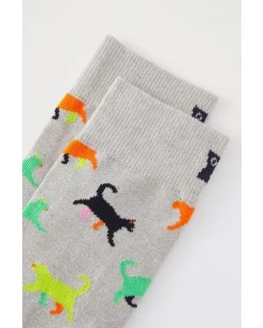 HAPPY SOCKS MEIAS KITTEN LOVE 9700